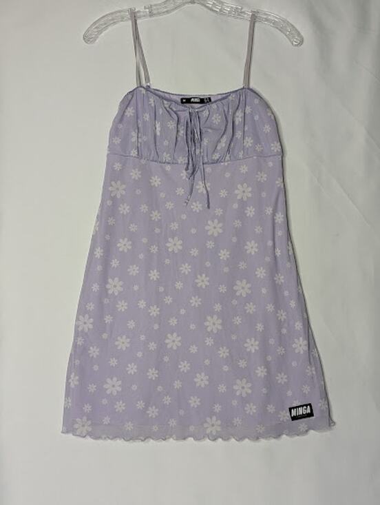 Minga London Dresses & Skirts - Flower Girl Lilac Mini Dress MINGA LONDON Size 10 Festival Fairycore, Kawaii0